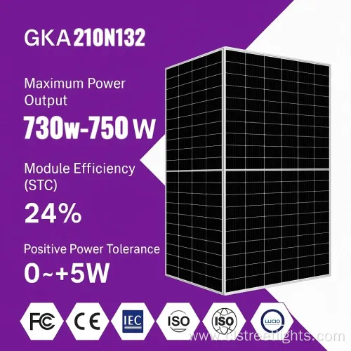 High Efficiency 750W Solar Panel